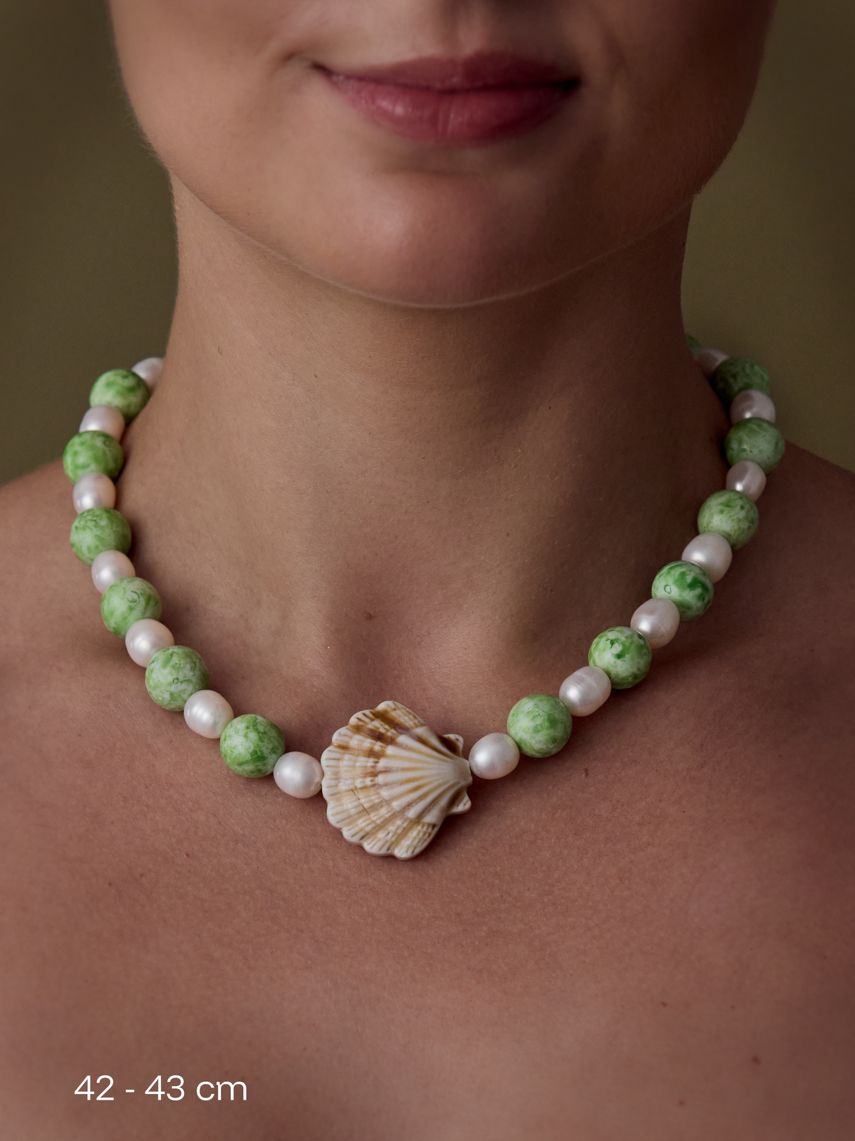 Mermaid Necklace | Vintage Czech Glass Beads