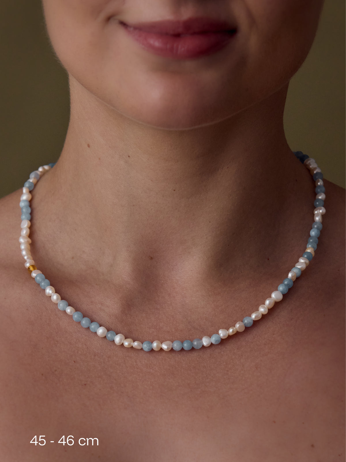 Blueberry Cream Sorbet Necklace