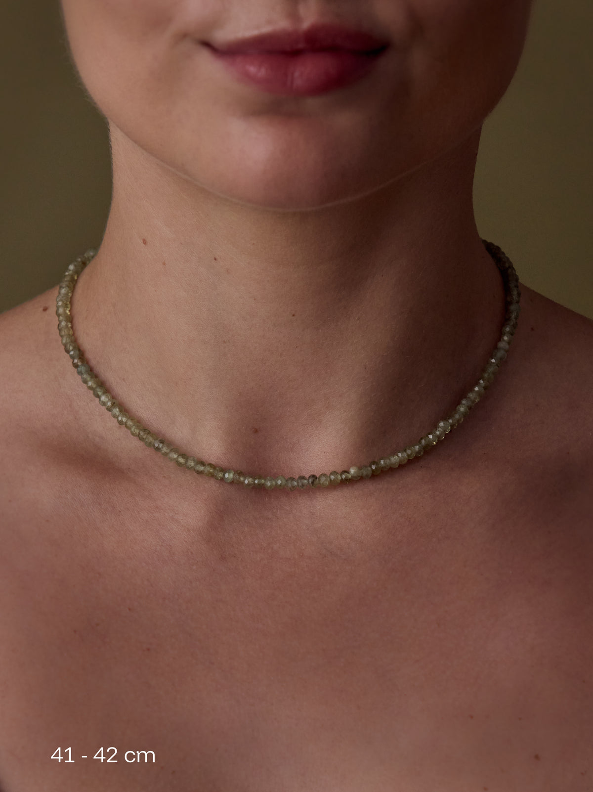 The Naomi Necklace | Green Apatite