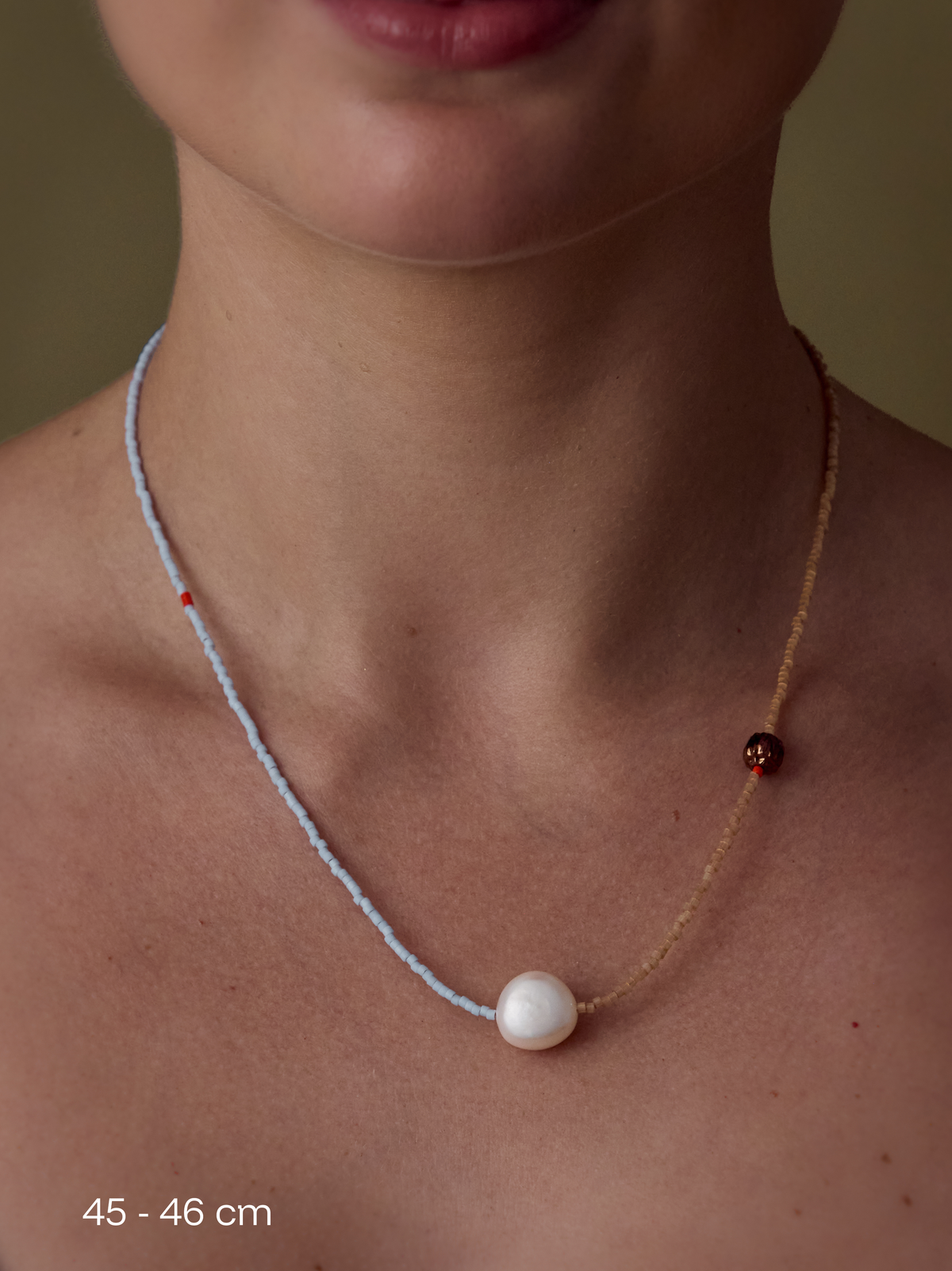 Golden Pearl Necklace