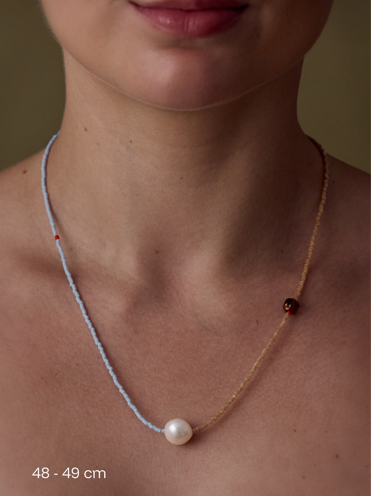 Golden Pearl Necklace