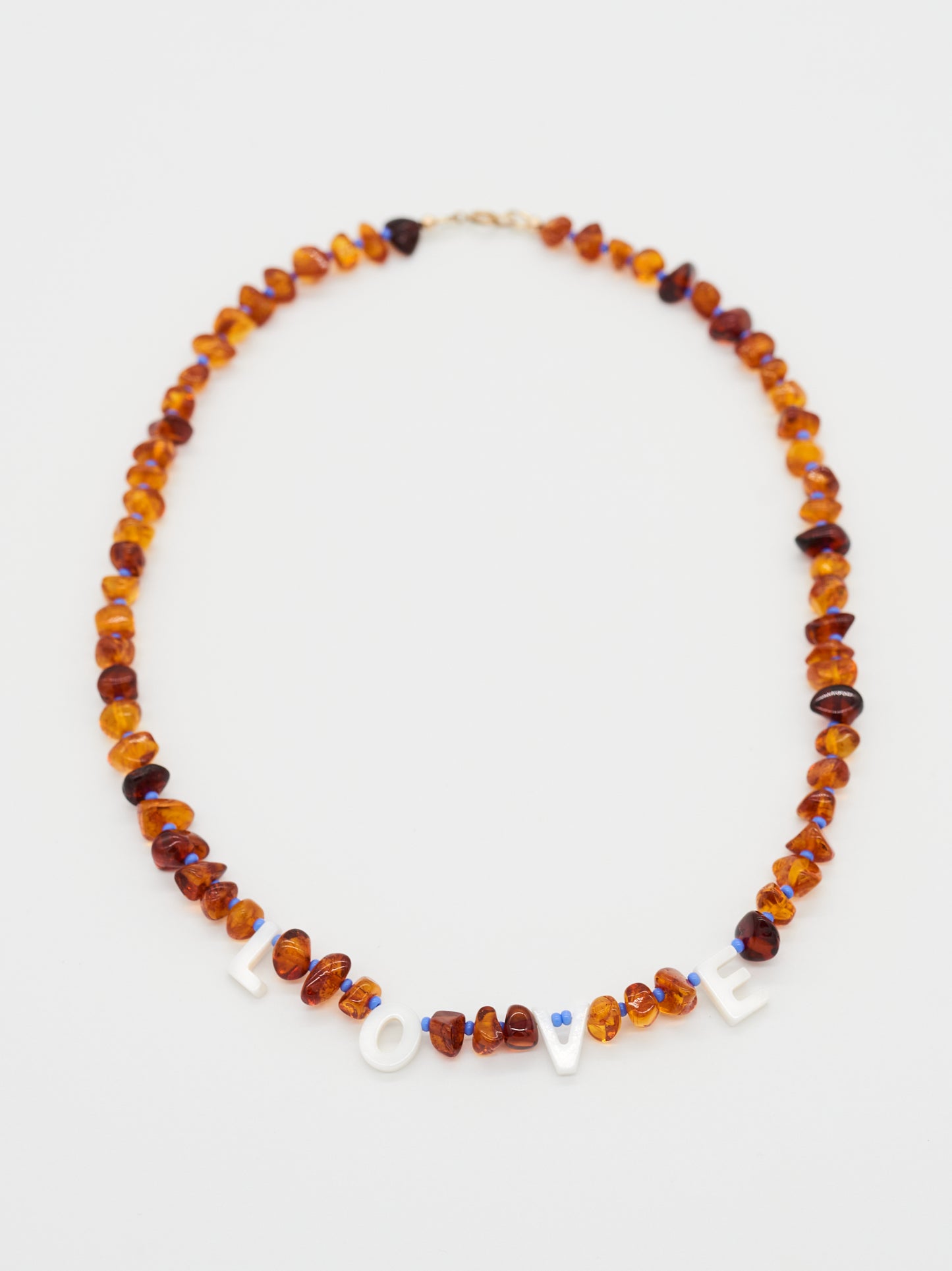 Amber  L O V E   Necklace