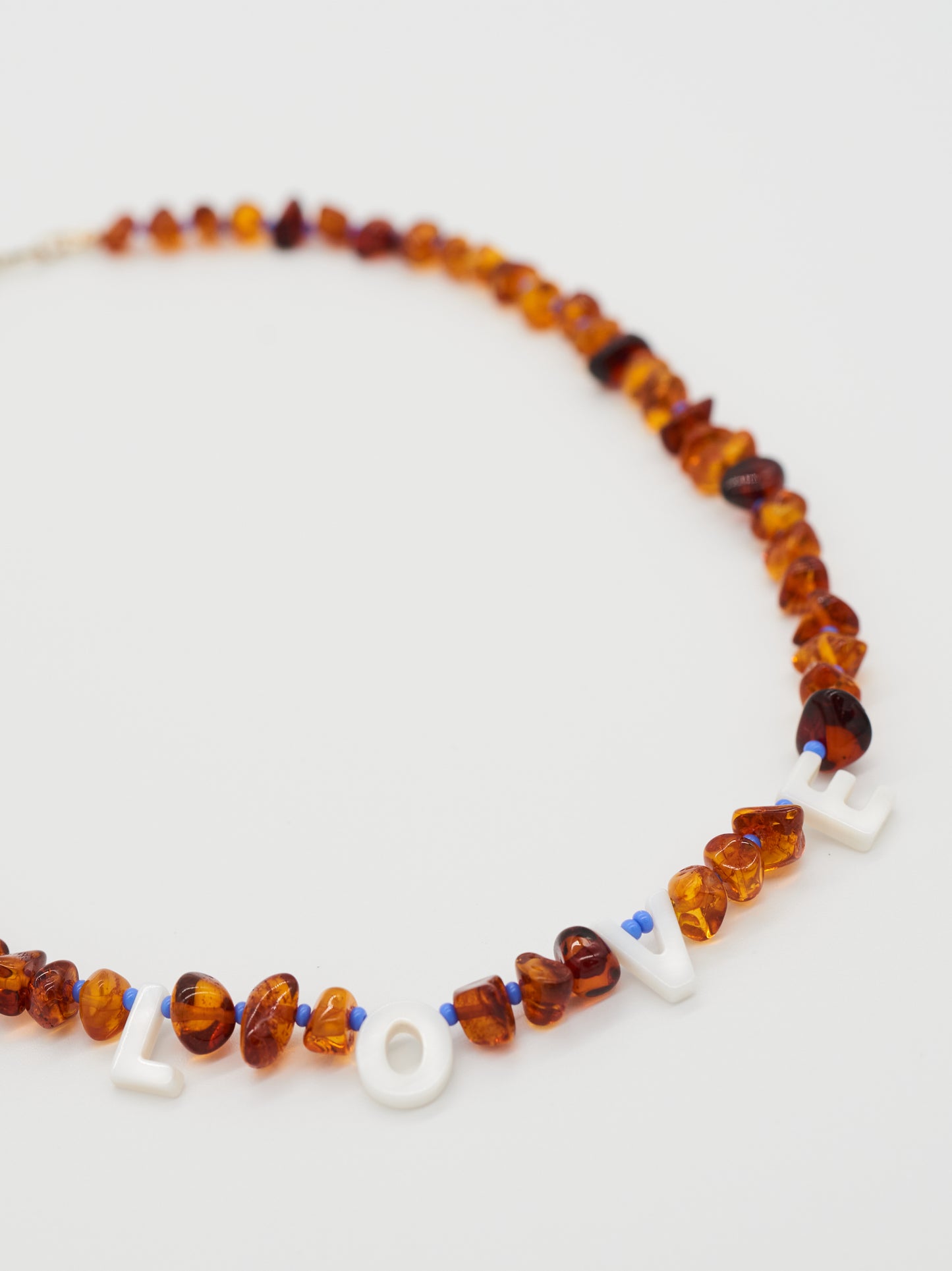 Amber  L O V E   Necklace