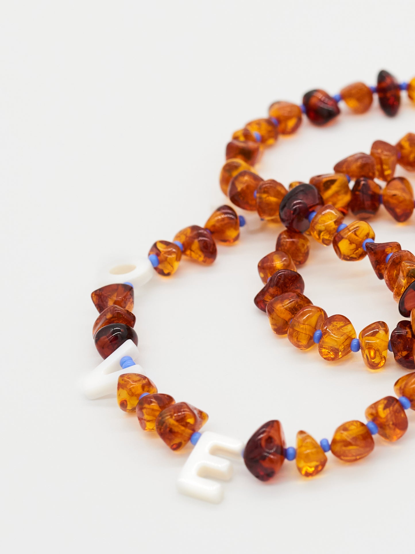 Amber  L O V E   Necklace