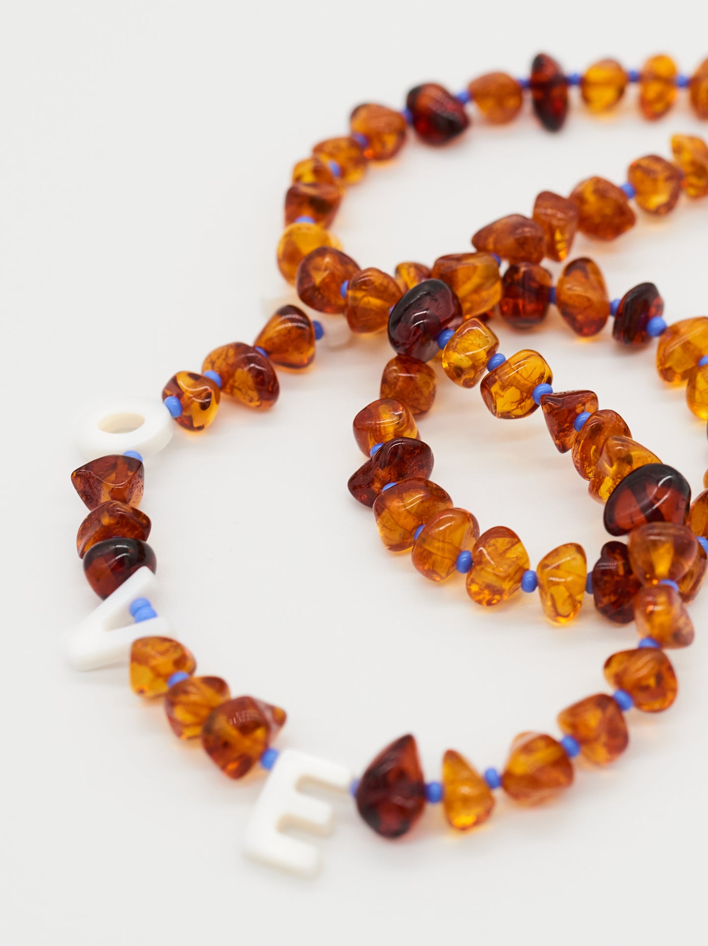 Amber  L O V E   Necklace