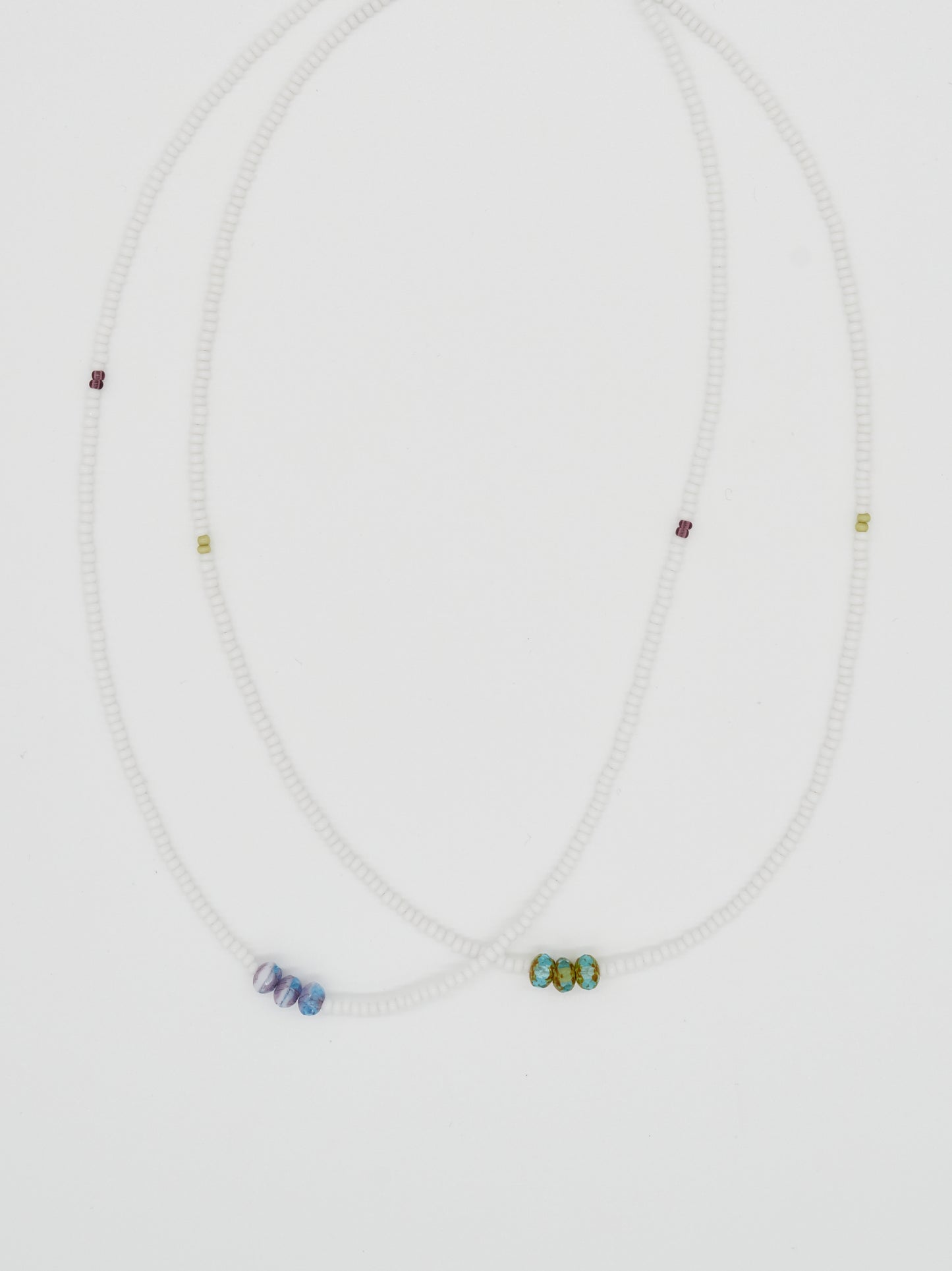 White On White Necklace | 2 Colour Options