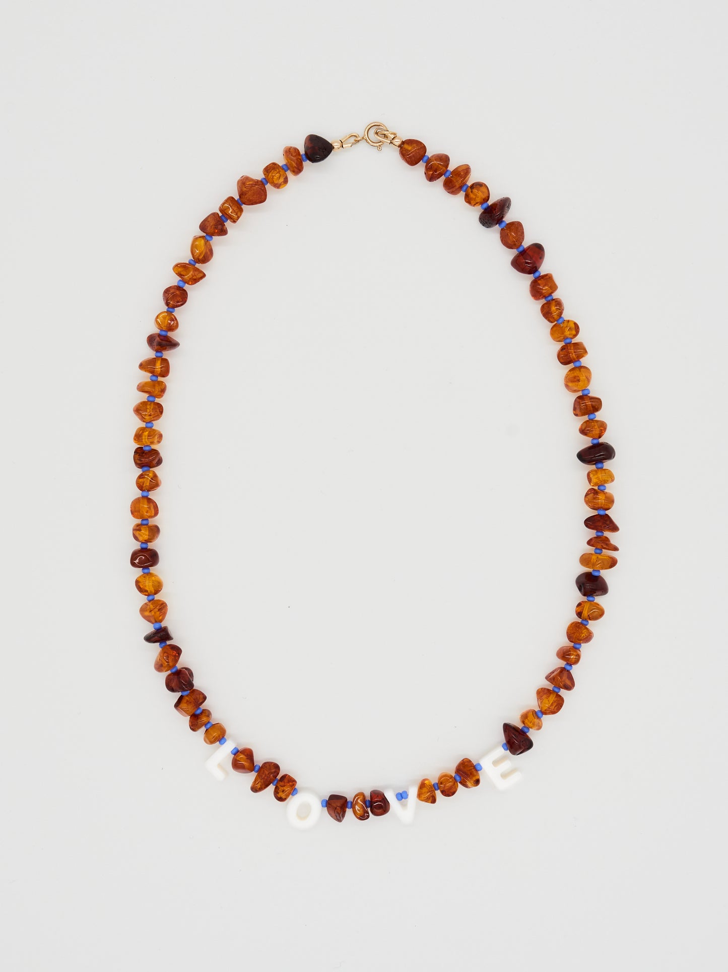 Amber  L O V E   Necklace
