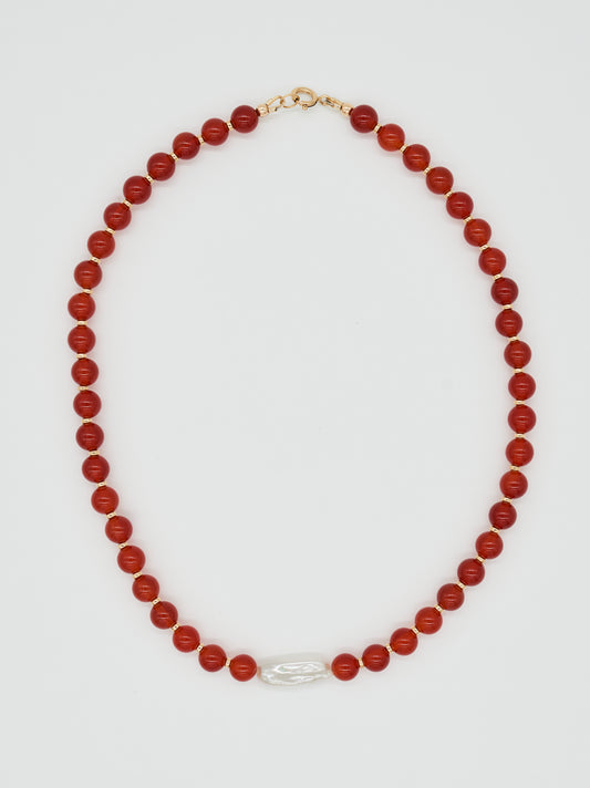 Pearl + Ember Necklace