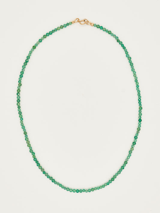 The Suzie Necklace | Green Agate