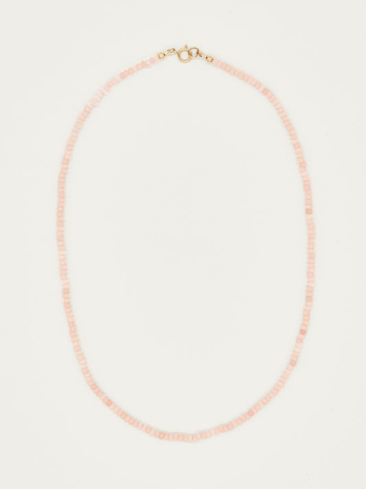 The Tina Necklace | Pink Opal