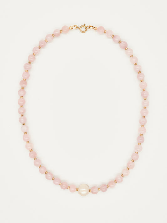 Daydream Necklace | Madagascar Rose Quartz
