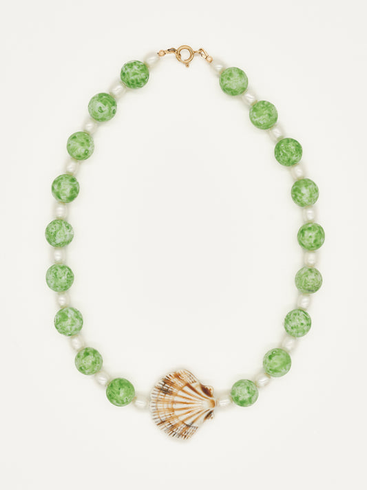 Mermaid Necklace | Vintage Czech Glass Beads