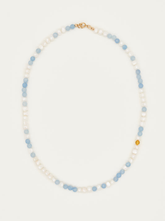 Blueberry Cream Sorbet Necklace