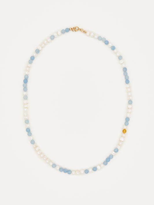 Blueberry Cream Sorbet Necklace